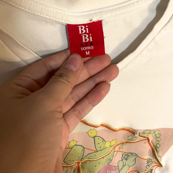 Anime Girl Bibisama Limited Edition Tee with Embroidery - Picture 4 of 4